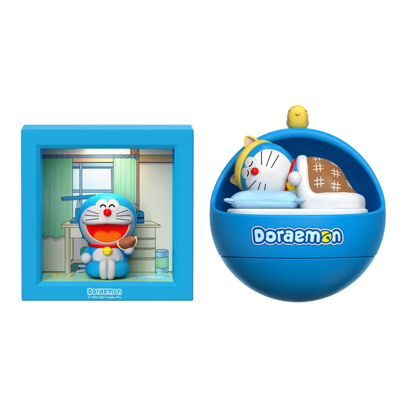 ROCK Doraemon Photo Frame Night Light Chibi Figures 12.2cm-26