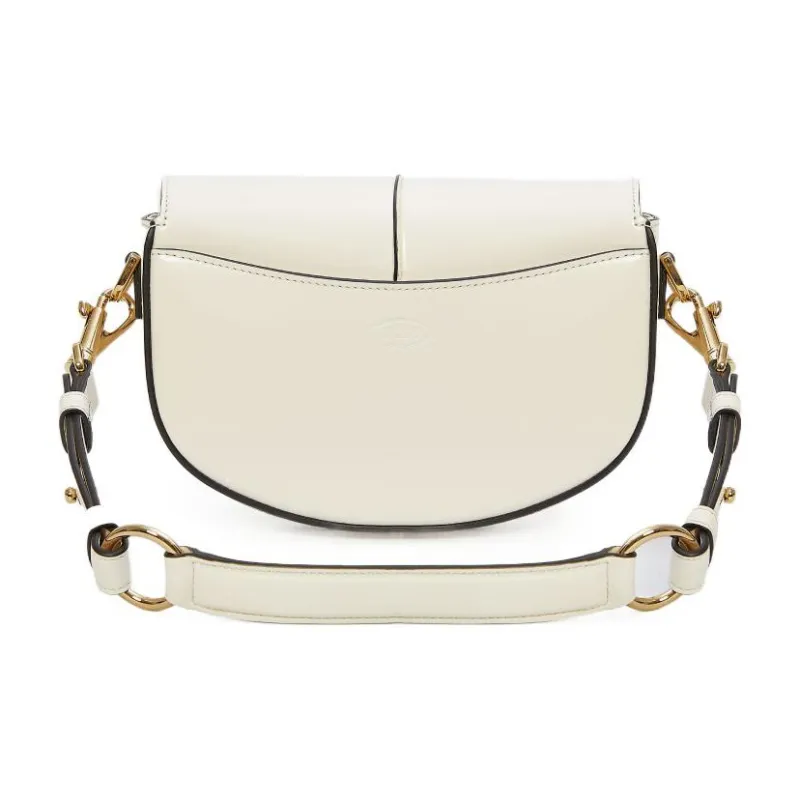 TOD'S Leather Handbag Shoulder Bag Women's White-2