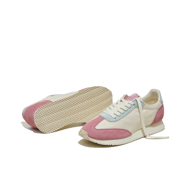 BLU MALI Low Top Casual Shoes Unisex Beige Pink-3