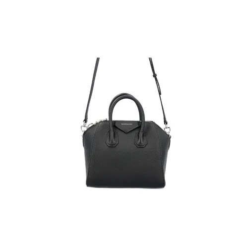 GIVENCHY Antigona Leather Shoulder Bag Crossbody Bag Handbag Mini Women's Black