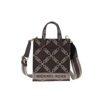 MICHAEL KORS Cotton Crossbody One Shoulder Handbags Mini Women's Brown