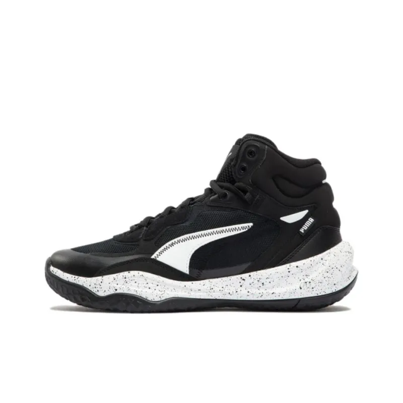 PUMA Playmaker Pro Mid Splatter Black-0