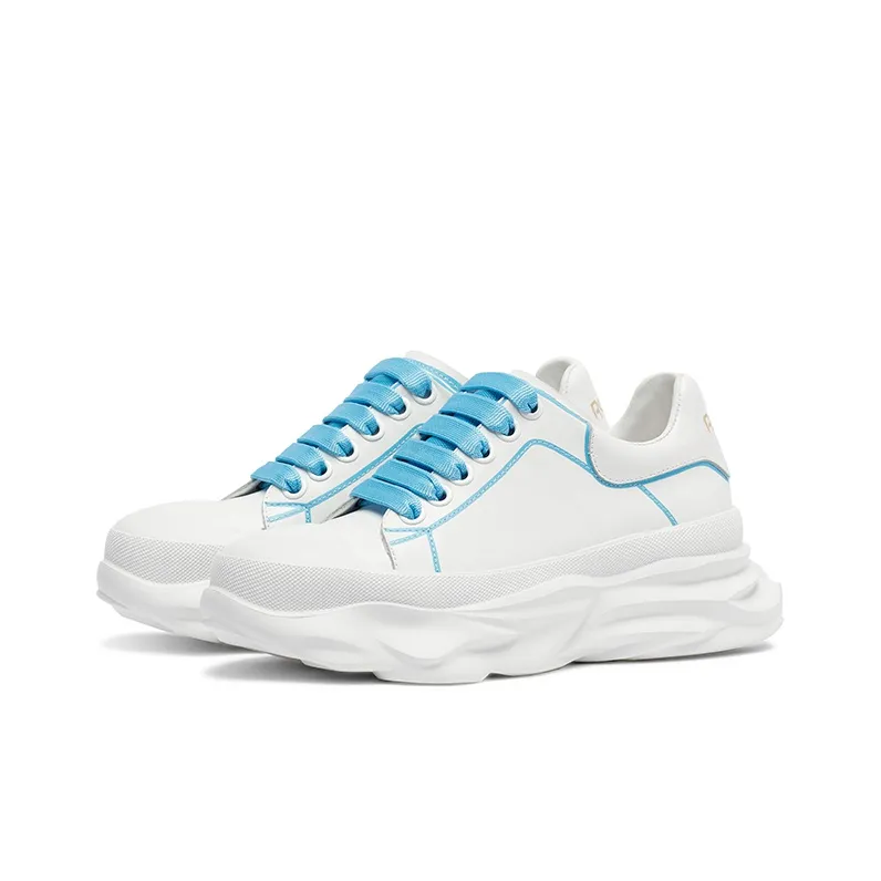 Coup De Foudre Slip-Resistant Cushioning Height Increasing Low-Top Skateboard Shoes Women's-7