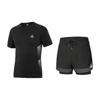 PEAK Swimming Sets Polyester Pool Men's Black Gray Color