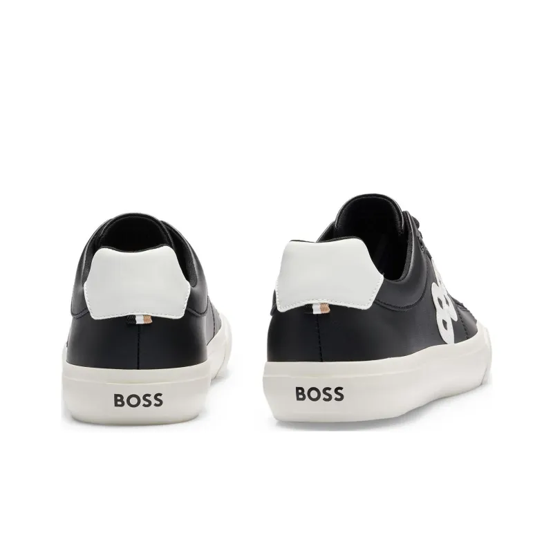 HUGO BOSS Low Top Skateboard Shoes Men's Black-2
