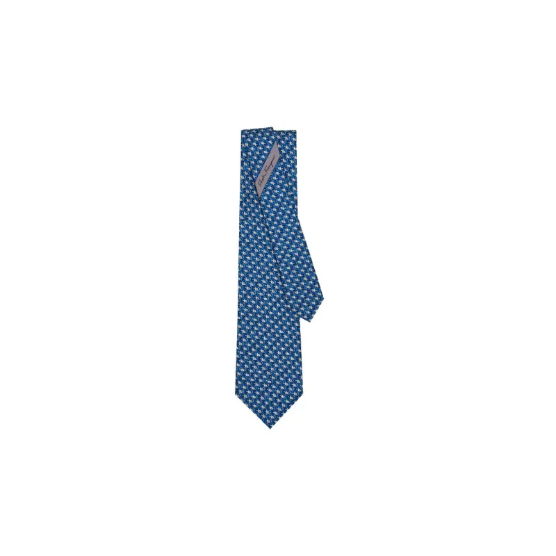 Ferragamo Cocktail-print Silk Tie-0