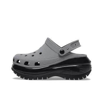 Crocs Mega Crush Reflective Clogs 'Grey Black'