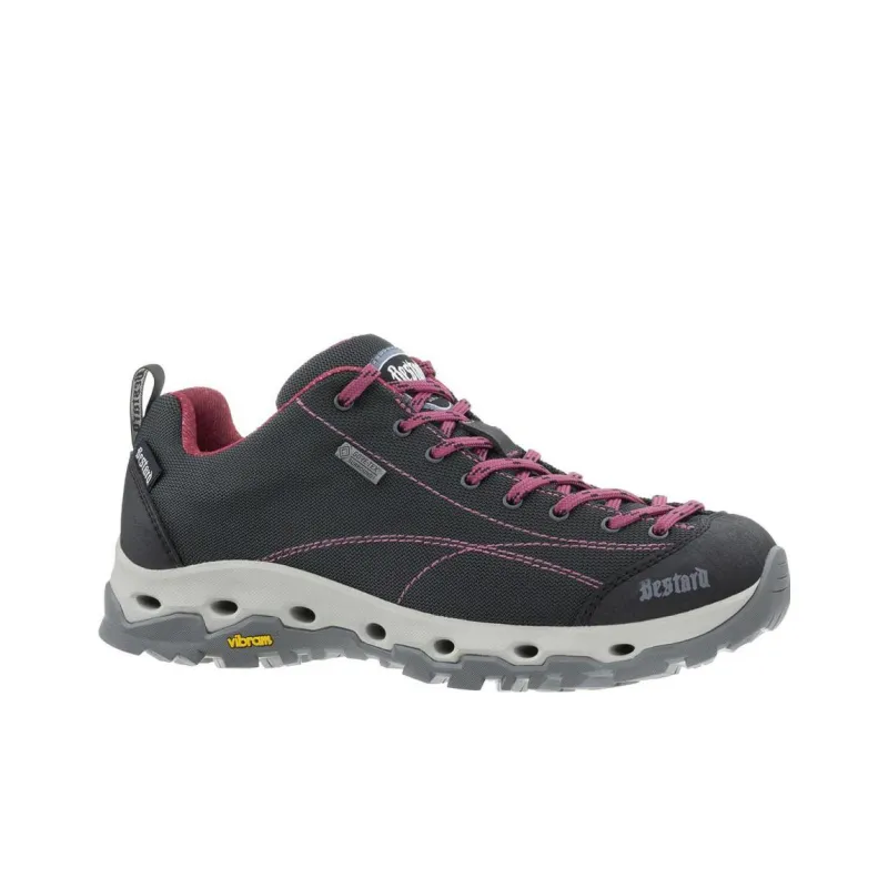 Bestard Rando Air Lady Cushioning Wear-Resistant Low-Top Outdoor Shoes Unisex Black Purple-1