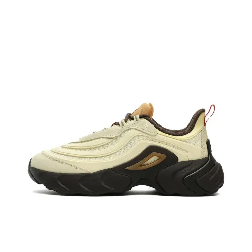 FILA FUSION Ray 4 Casual Shoes Women's Low-Top Beige/Black Brown