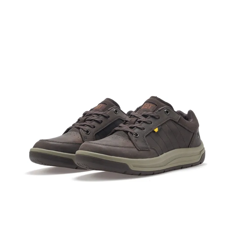 CAT Slip Resistant, Abrasion Resistant, Breathable Low Top Hiking Shoes Unisex Dark Brown-1