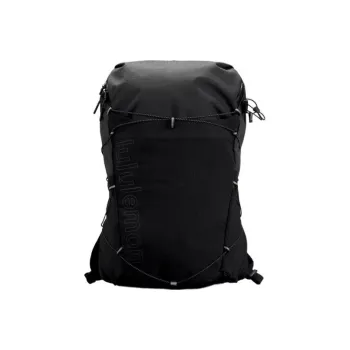 Lululemon Active Nylon Blends Polyester Backpack Unisex Black