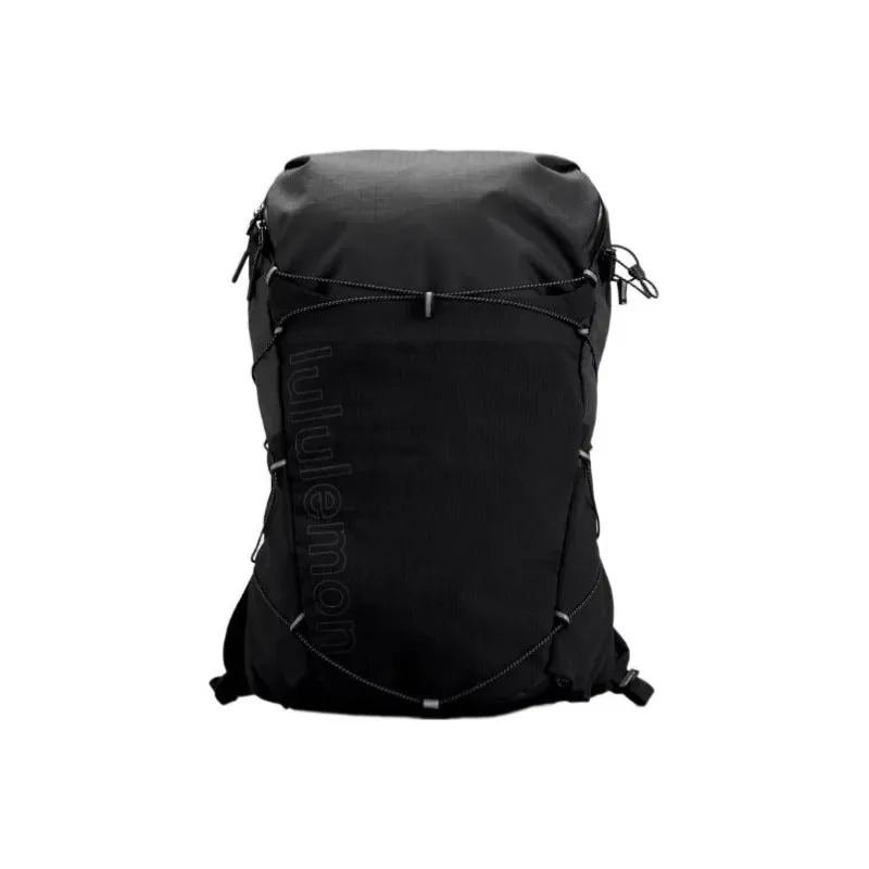 Lululemon Active Nylon Blends Polyester Backpack Unisex Black-0