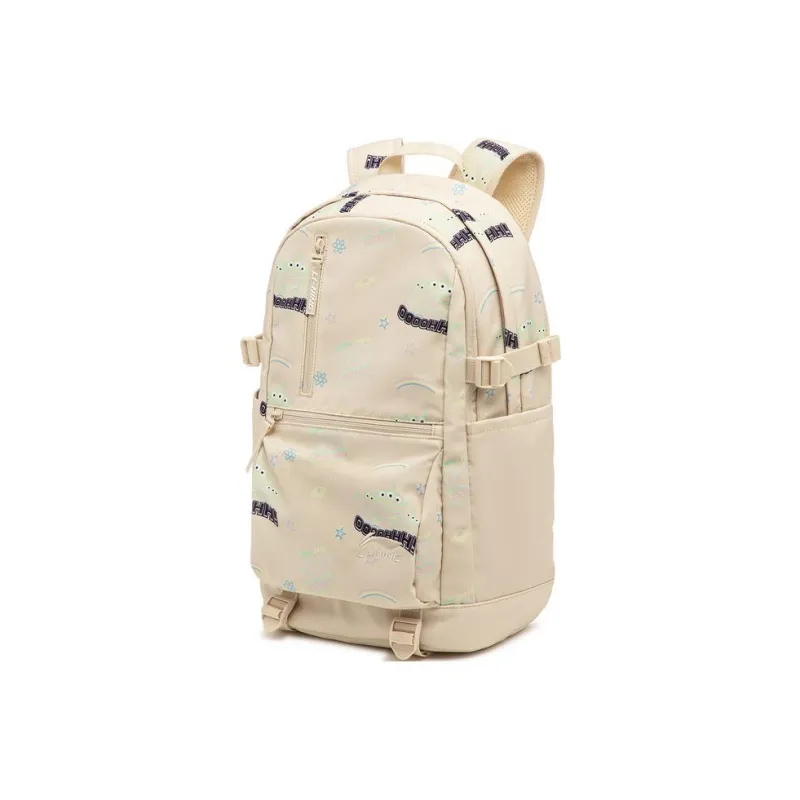LiNing Disney Toy Story Collection Polyester Backpack Regular Unisex Gravel Gray-1
