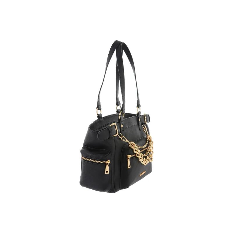 LOVE MOSCHINO Polyurethane Handbag, Shoulder Bag Women's Black-3