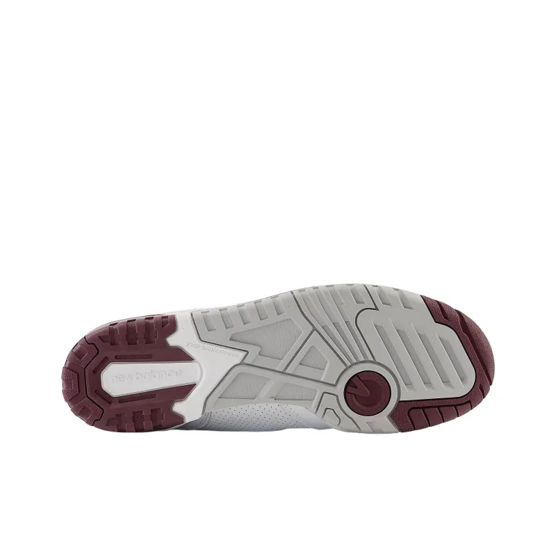 New Balance 650 White Burgundy Raincloud-4
