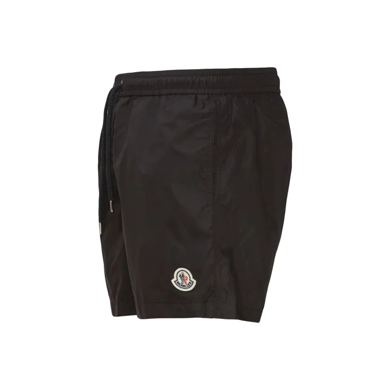 Moncler Tricolor Side Bands Nylon Swim Shorts-2
