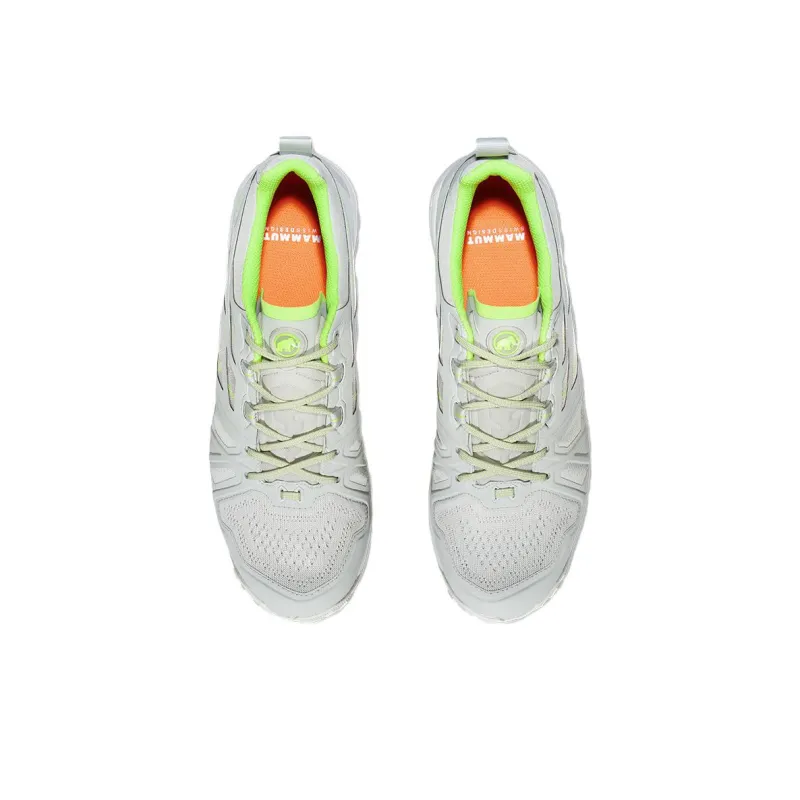 MAMMUT Saentis Cushioning Anti-Slip And Wear-Resistant Low-Top Outdoor Shoes Women's White Green-3