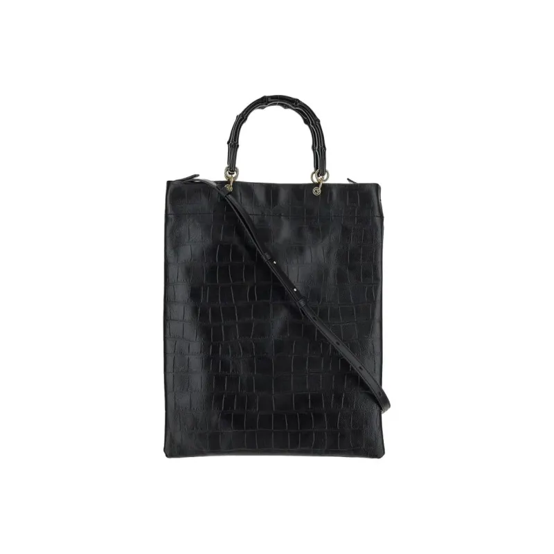 JIL SANDER Embossed Top Handle Bag-4