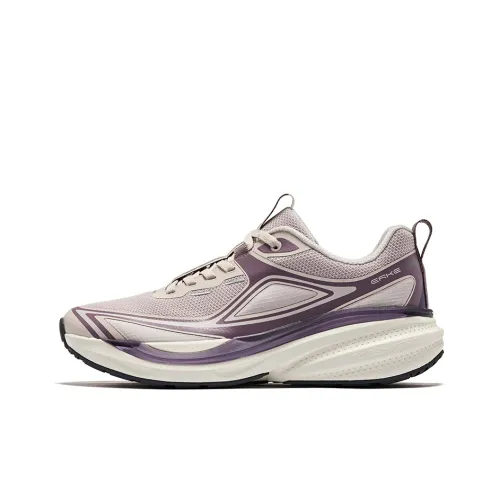 Erke Aspect Running Shoes Women's Low-Top Dusty Purple Gray