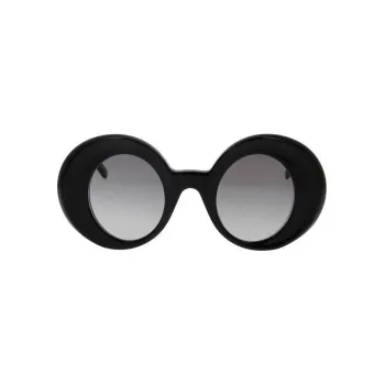 LOEWE Acetate Irregular Shape Sunglasses Women's Black