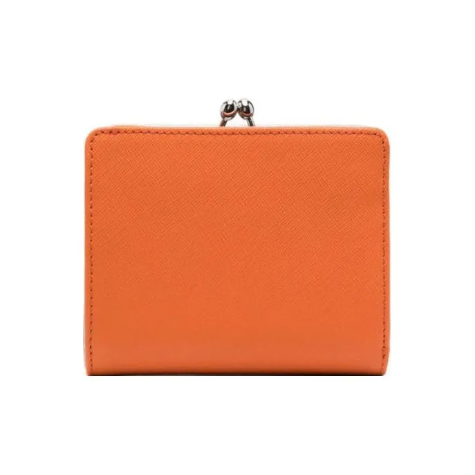 Vivienne Westwood Leather Wallet Regular Women's Orange-1