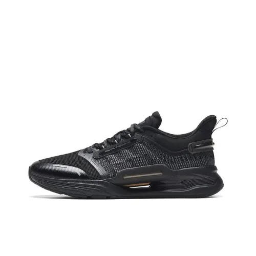 ANTA Training Shoes Men Low-Top Black