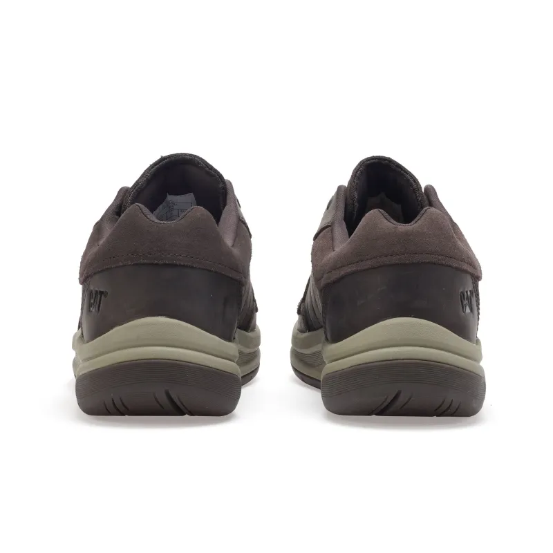 CAT Slip Resistant, Abrasion Resistant, Breathable Low Top Hiking Shoes Unisex Dark Brown-3