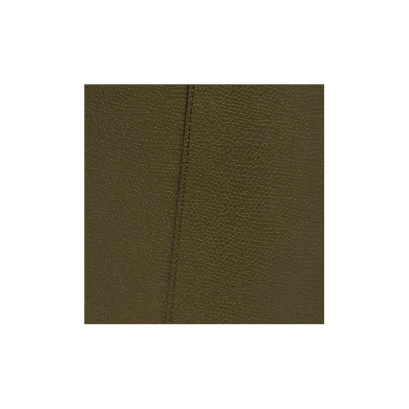 Valextra Millepunte Calfskin Backpack Medium Size Men's Army Green-4