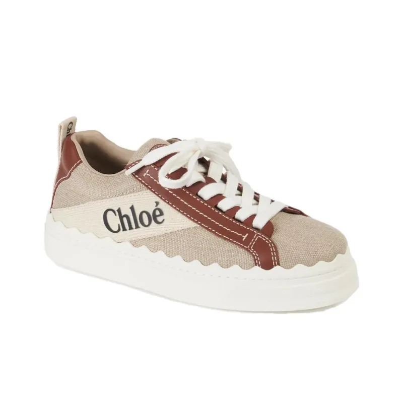 Chloé Logo Printed Low Top Sneakers Women's-2
