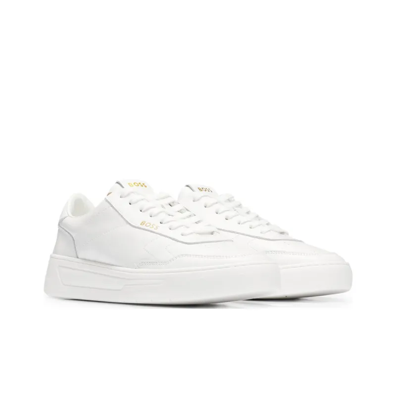BOSS Logo-print Leather Sneakers-2
