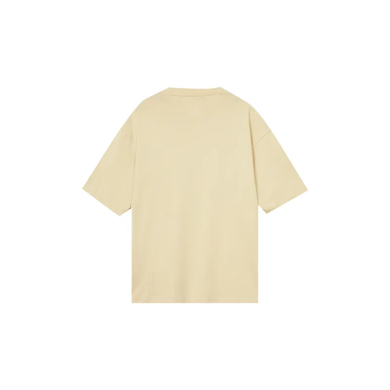 Jordan Drop Shoulder Sleeve T Shirt Men's Khaki-1