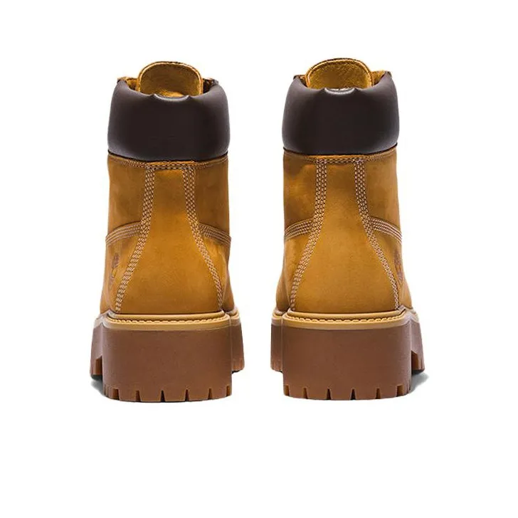 Timberland Stone Steet 6 Inch Premium Platform Waterproof Boots 'Wheat Nubuck' Women's-3