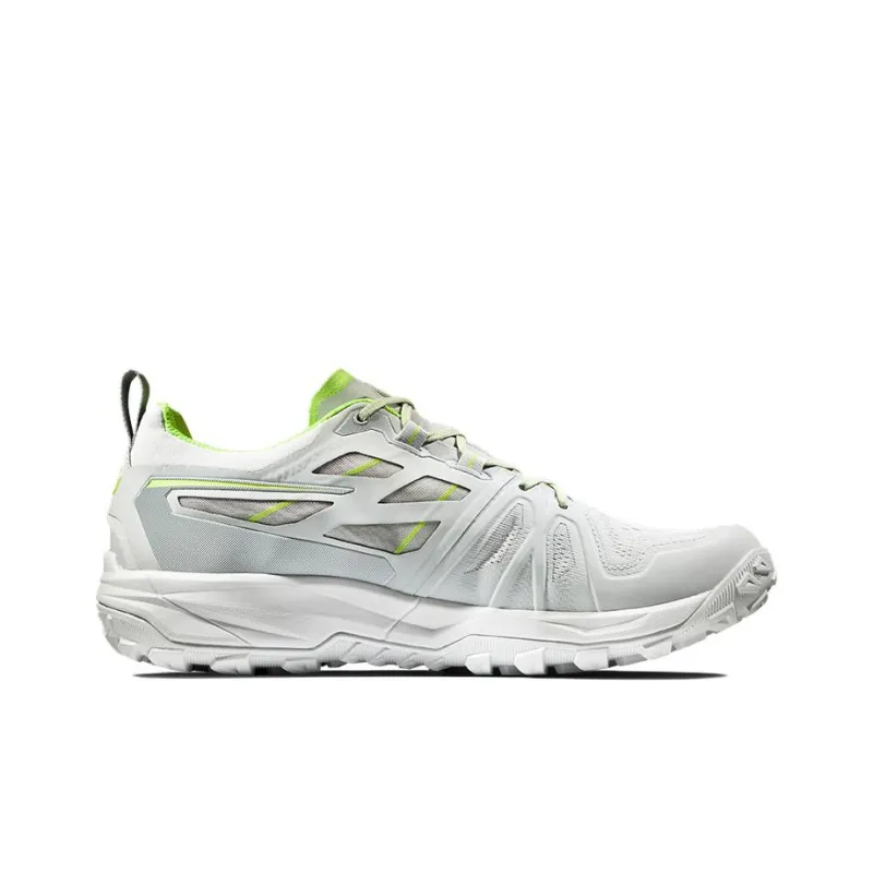 MAMMUT Saentis Cushioning Anti-Slip And Wear-Resistant Low-Top Outdoor Shoes Women's White Green-1