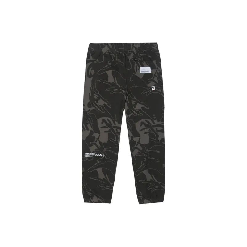 Aape Graphic-print Tapered Trousers-3