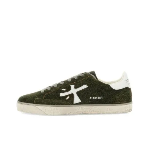 PREMIATA Steven Low-Top Skateboard Shoes Men's Dark Green