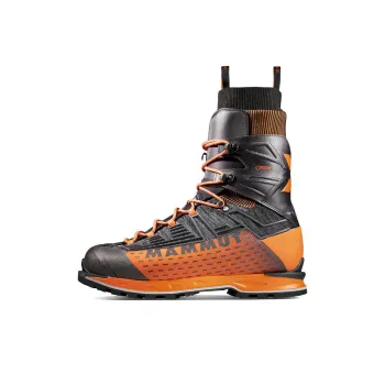 MAMMUT Nordwand Anti-Slip Wear-Resistant Water-Resistant Warm High-Top Outdoor Shoes Women's Black Orange