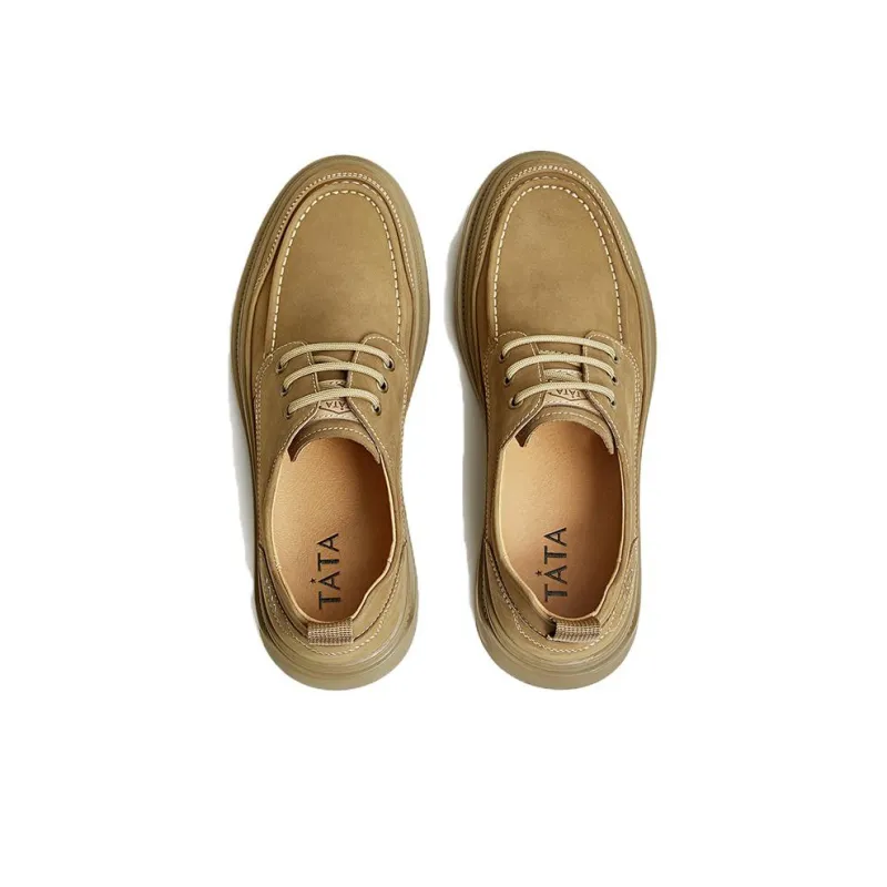 TATA Men's Casual Shoes Men Low Top Earth Yellow/Brown-7