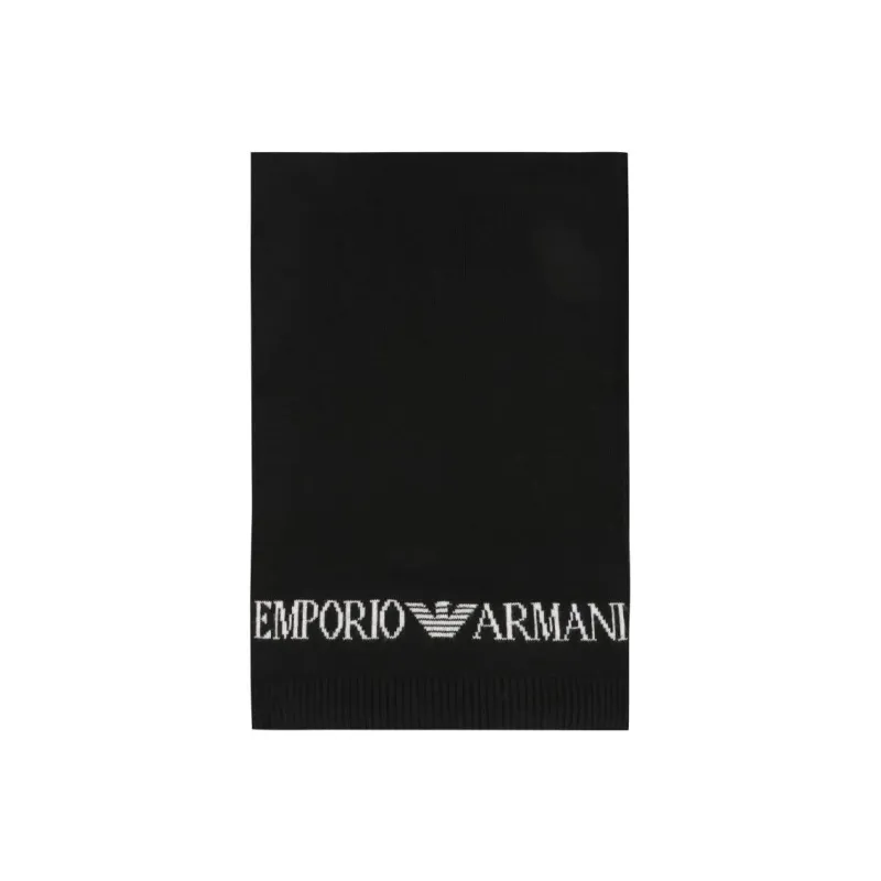 EMPORIO ARMANI Logo Jacquard Scarf And Hat Set-2
