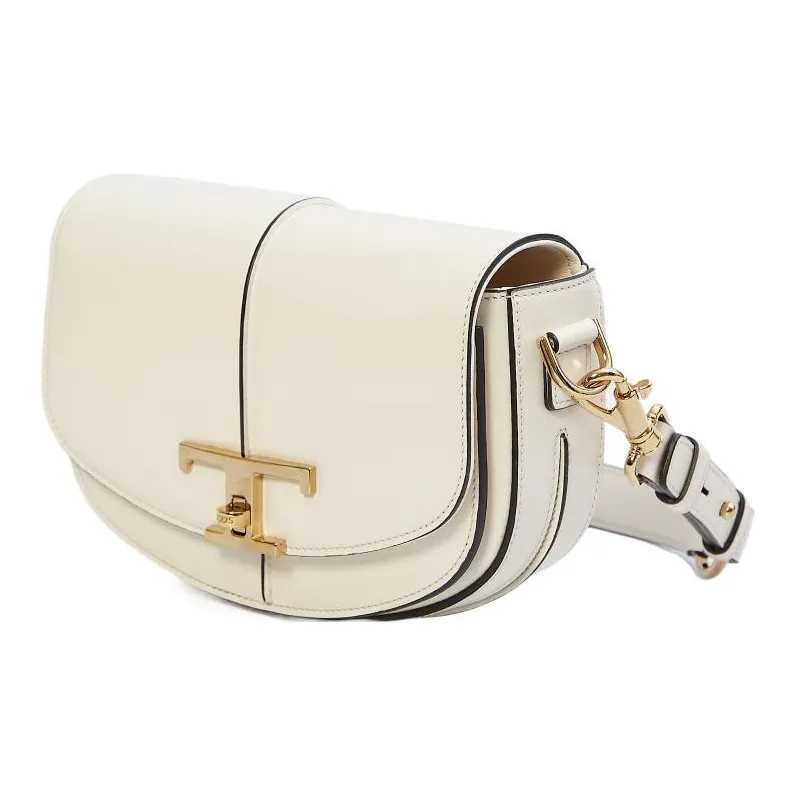 TOD'S Leather Handbag Shoulder Bag Women's White-1
