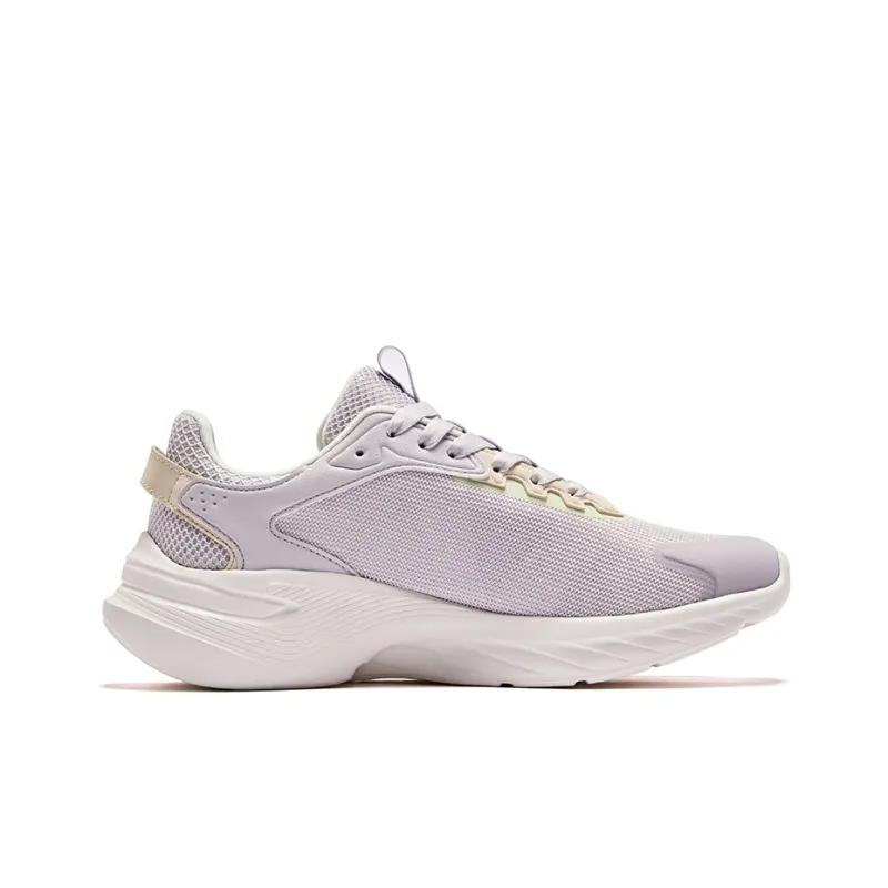 Erke Abrasion Resistant Low Top Running Shoes Women's Purple-1