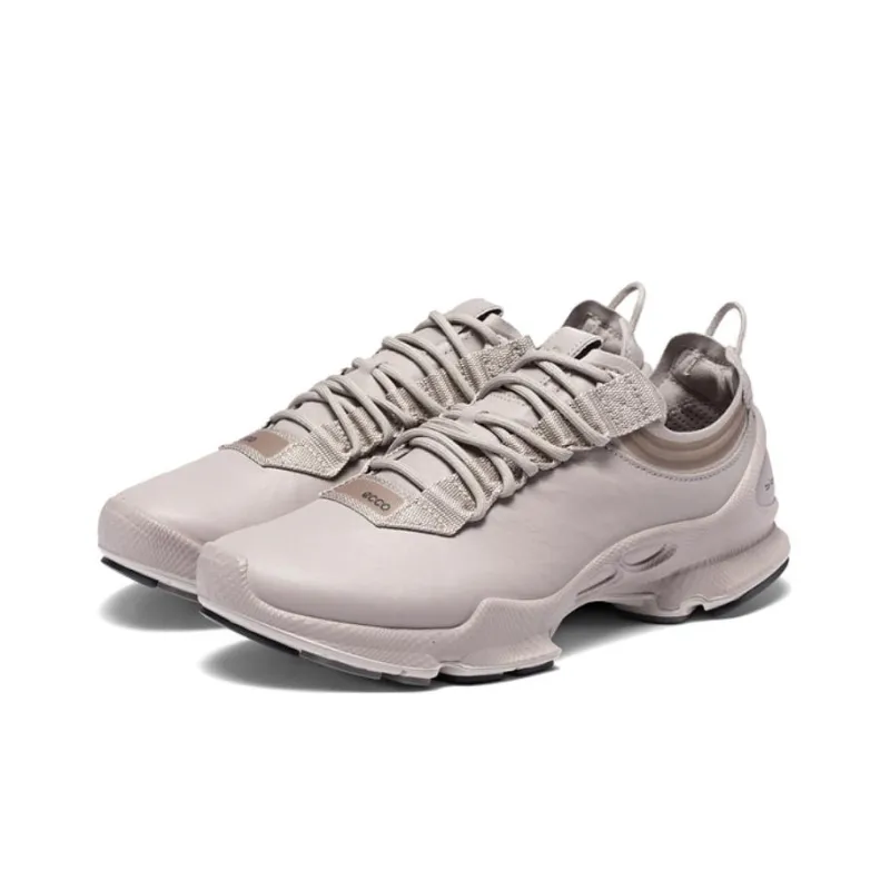 Ecco Biom C Cushioned Slip Resistant Abrasion Resistant Low Top Casual Shoes Women's Gray Pink-2