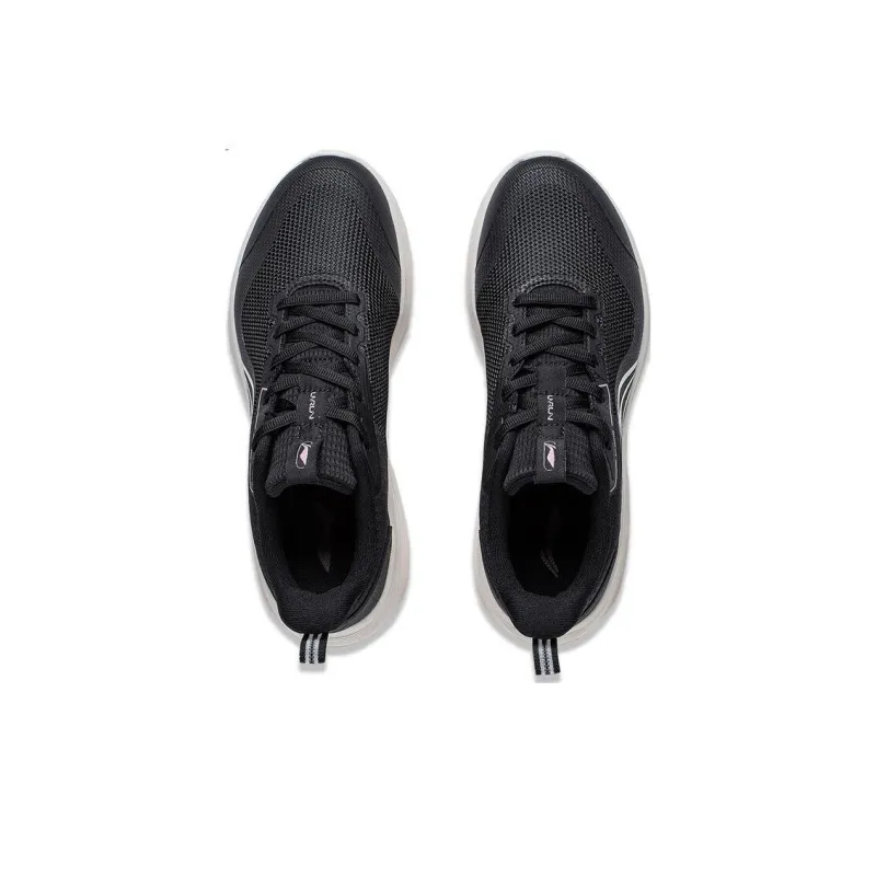 LINING Take A Dip Running Shoes Women's Low Top Black White-3