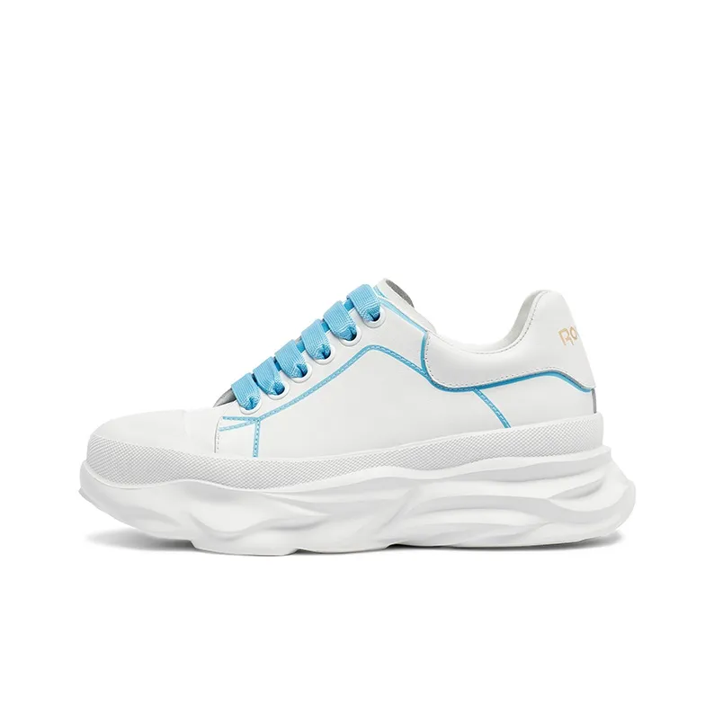 Coup De Foudre Slip-Resistant Cushioning Height Increasing Low-Top Skateboard Shoes Women's-6