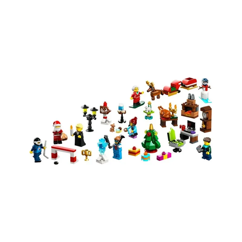 LEGO City Collection City Set Christmas Countdown Calendar Building Blocks 258pcs 60381-2