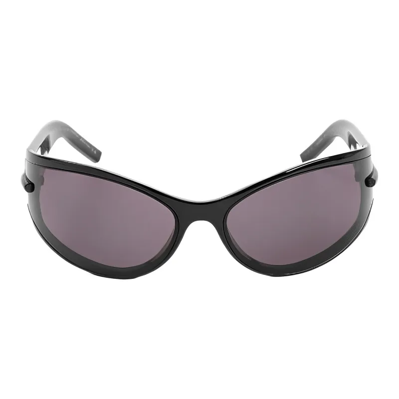 Givenchy Acetate Irregular Shape Sunglasses Unisex Black-0