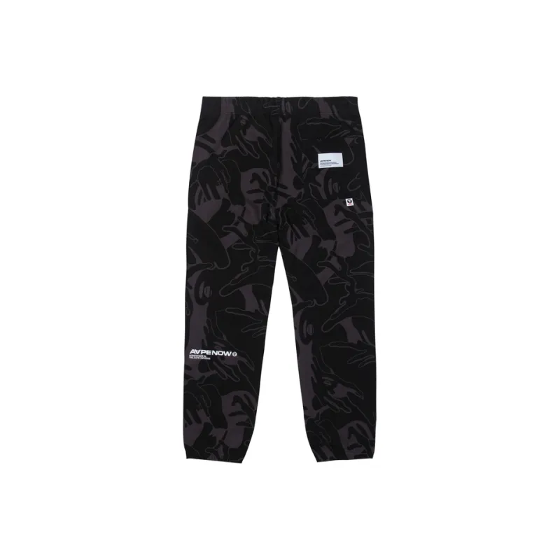 Aape Graphic-print Tapered Trousers-1