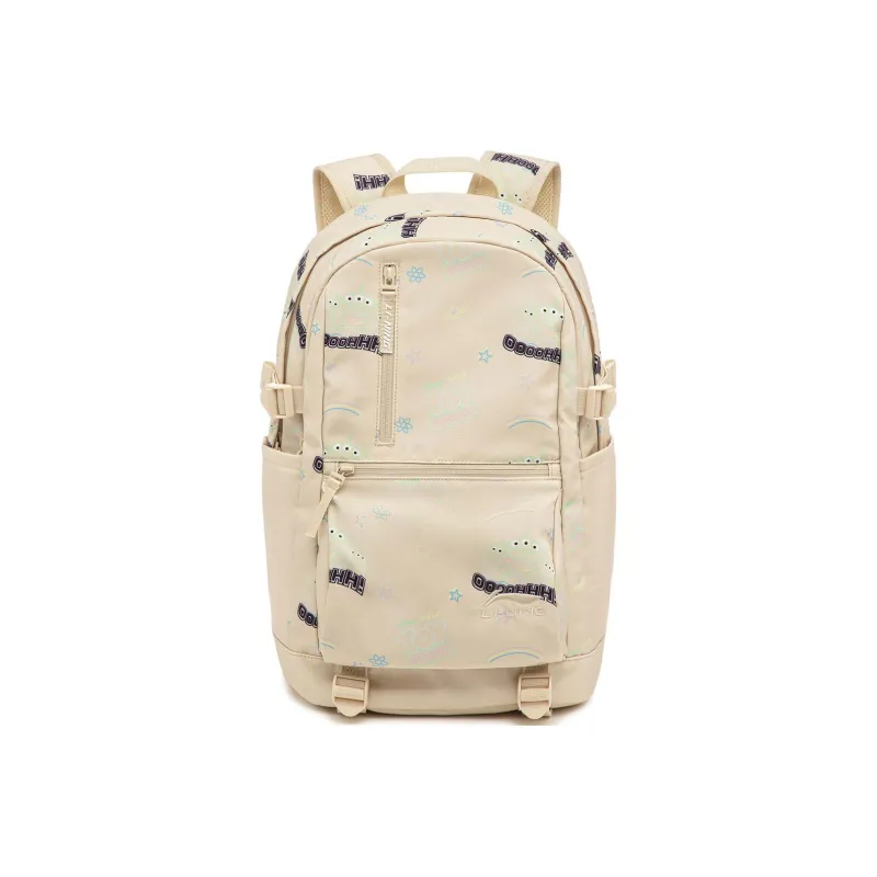 LiNing Disney Toy Story Collection Polyester Backpack Regular Unisex Gravel Gray-0