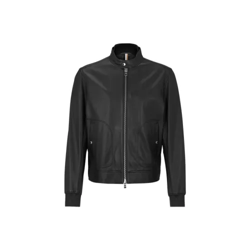 HUGO BOSS Leather Jackets Men