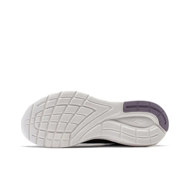 LINING Take A Dip Running Shoes Women's Low Top Black White-4