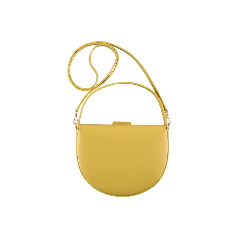 A.P.C Leather Handbag Shoulder Bag Crossbody Bag Small Size Women's Yellow-2